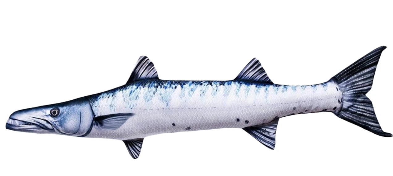 Gaby plyšová ryba  Barakuda velká