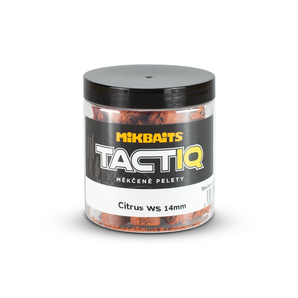 Mikbaits TactiQ měkčené pelety 250ml - Citrus WS 14mm
