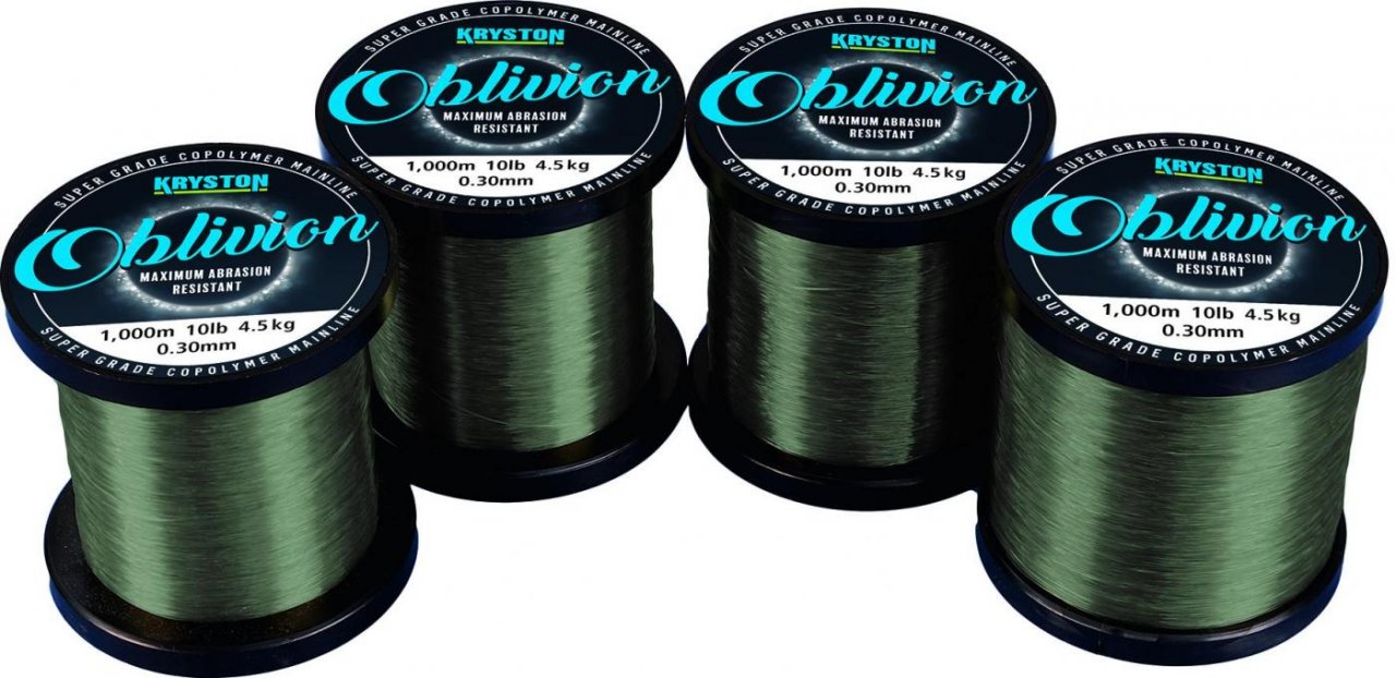 Kryston vlasec Oblivion Super Grade Cop 0,28mm 8lb 1000m dark