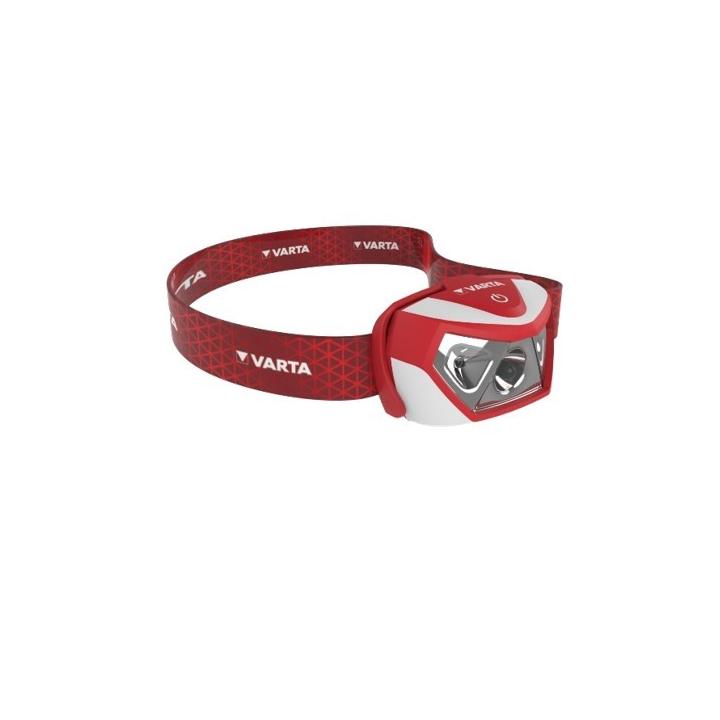 VARTA čelovka LED 200lm  vč.3R3 outdoor sports červené světlo
