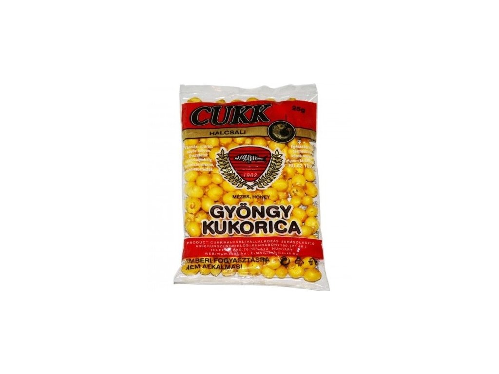 Cukk foukaná kukuřice med 25g