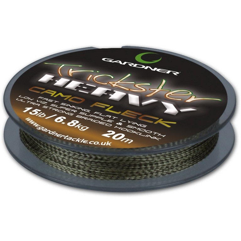 Gardner splétaná šňůra návazcová Trickster Heavy 20m 20lb 9,1kg Green