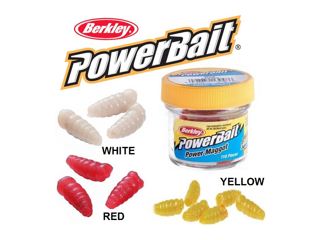 BERKLEY Červi POWERBAIT MICRO POWER MAGGOTS YELLOW 110ks