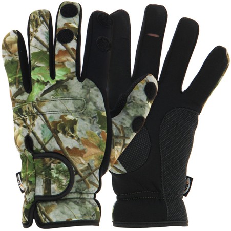 NGT Neoprén Rukavice Camo Gloves vel.XL