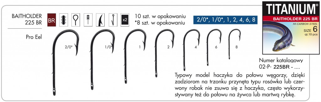 Háčky Robinson Baitholder 225 BR - 10ks