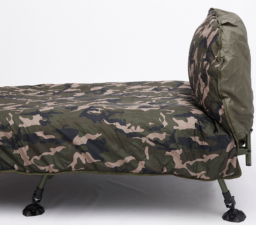 Prologic Spacák S Přehozem Element Comfort S Bag Thermal Camo Cover 5 Season 215x90 cm