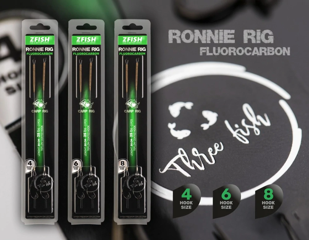 ZFISH Návazec Fluorocarbon Ronnie Rig