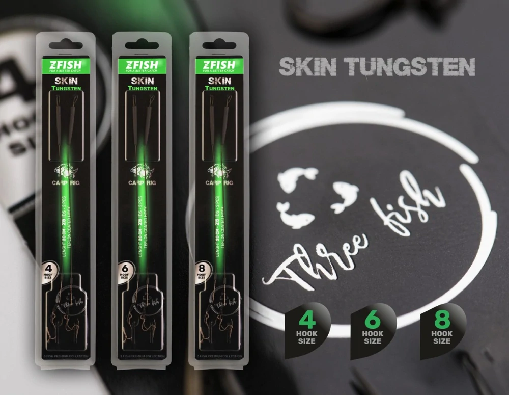 ZFISH Návazec Skin Tungsten Rig vel.6