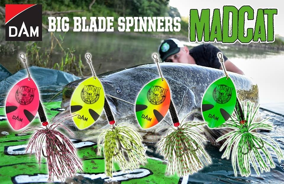 MAD CAT Big Blade spinner 3/0 55g sinking Fluo Yellow