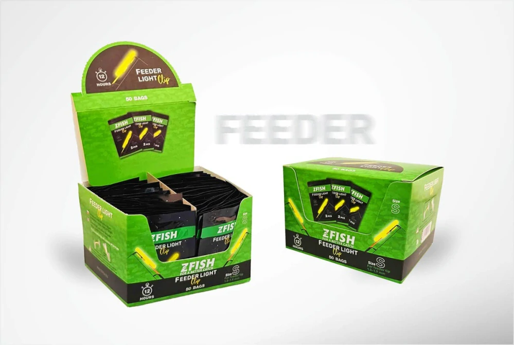 ZFISH Chemické světlo FEEDER CLIP 2ks S