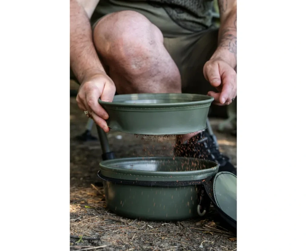 Korum Míchačka EVA Solid Groundbait Bowl & Riddle