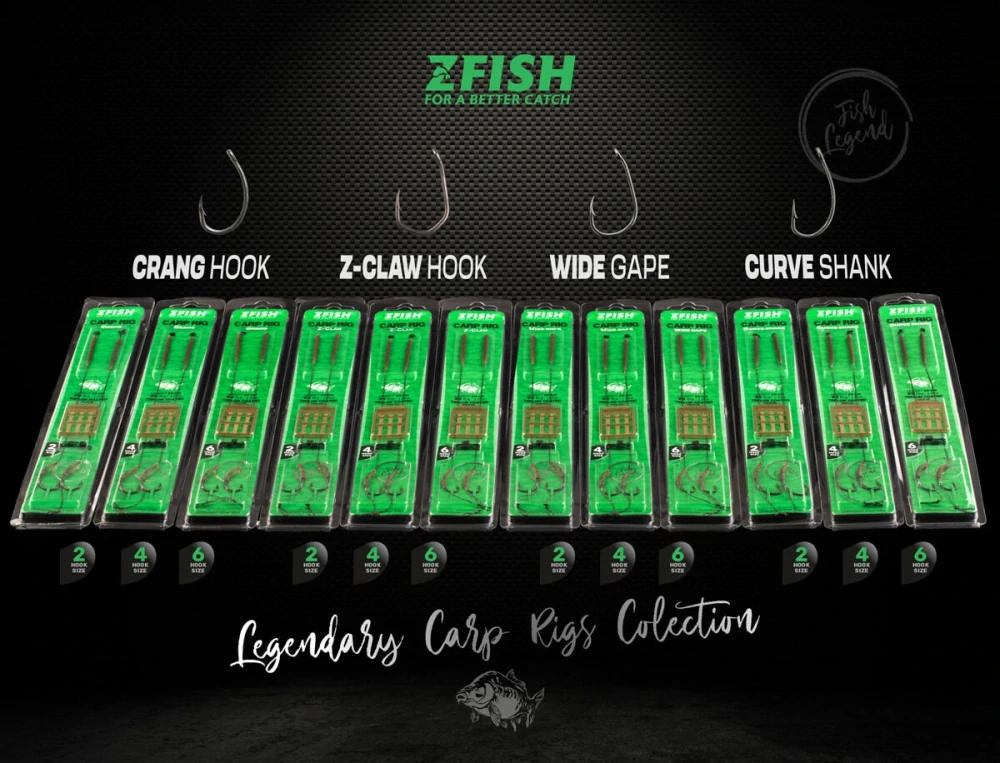 ZFISH Návazec Wide Gape Carp Rig