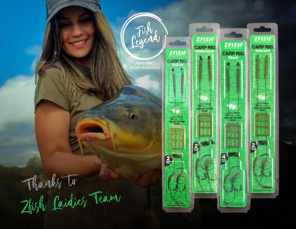 ZFISH Návazec Curve Shank Carp Rig