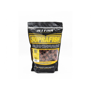 JET FISH Supra Fish boilie - 1kg 20mm Krab česnek