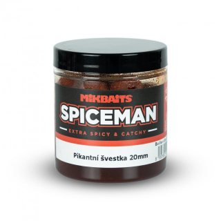 Mikbaits Spiceman Boilie v dipu 250ml - Chilli/Squid 20mm