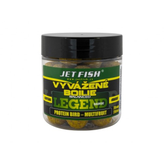 JET FISH Legend Range - Vyvážené boilie 20mm 250ml Biosquid