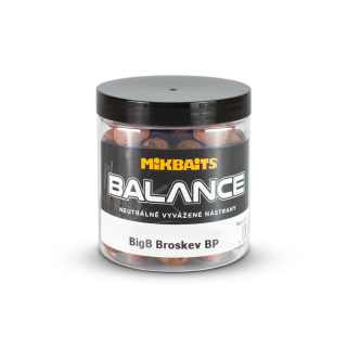 Mikbaits Boilie Legends balance 250ml - BigB Broskev Black pepper 20mm