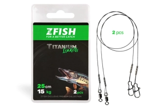 ZFISH Lanko Titanium Leader 15cm 7kg - 2ks