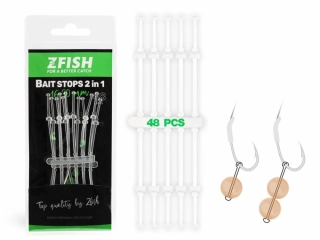 ZFISH Zarážka Silicone Boilie Stops 16-30mm