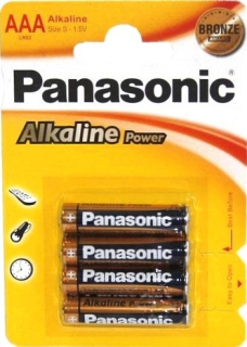 Baterie AAA Alkaline Panasonic 1ks