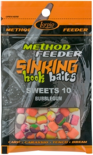 Lorpio Sinking potápivé boilie hook baits 10mm malina