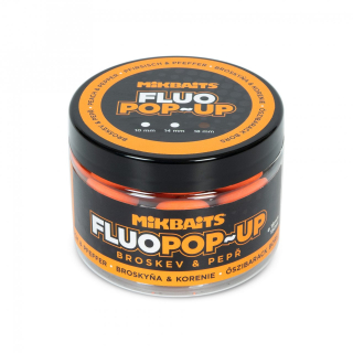 Mikbaits fluo boilie 150ml - Půlnoční pomeranč 14mm