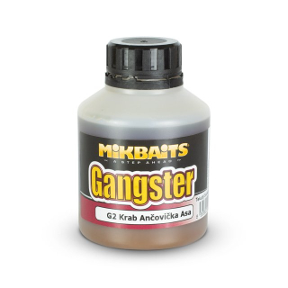 Mikbaits Gangster booster 250ml - G2 Krab Ančovička Asa