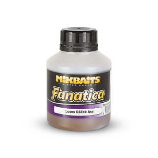 Mikbaits Booster Fanatica  250ml - Losos Ráček Asa