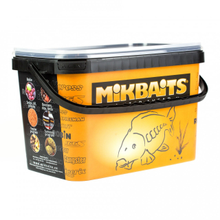 Mikbaits Boilie eXpress  2,5kg - Půlnoční pomeranč 18mm